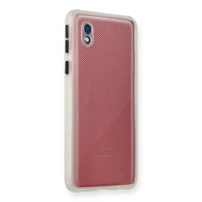 Samsung Galaxy A01 Core Kılıf Miami Şeffaf Silikon - Şeffaf