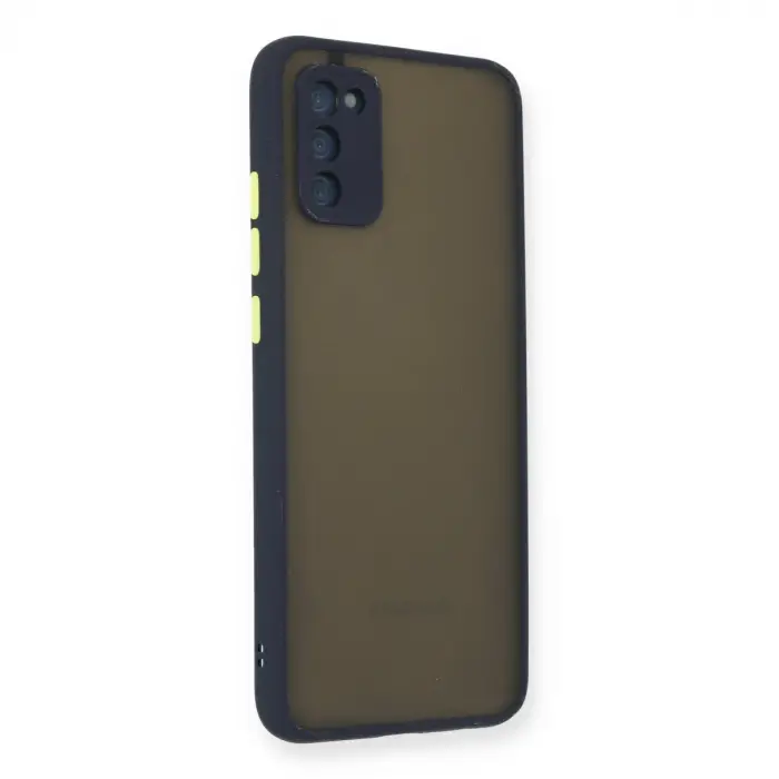 Samsung Galaxy A02s Kılıf Montreal Silikon Kapak - Lacivert