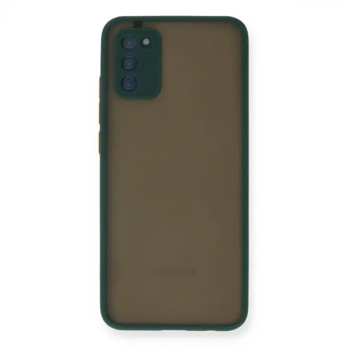 Samsung Galaxy A02s Kılıf Montreal Silikon Kapak - Yeşil