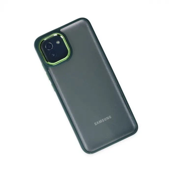 Samsung Galaxy A03 Kılıf Dora Kapak - Haki Yeşil
