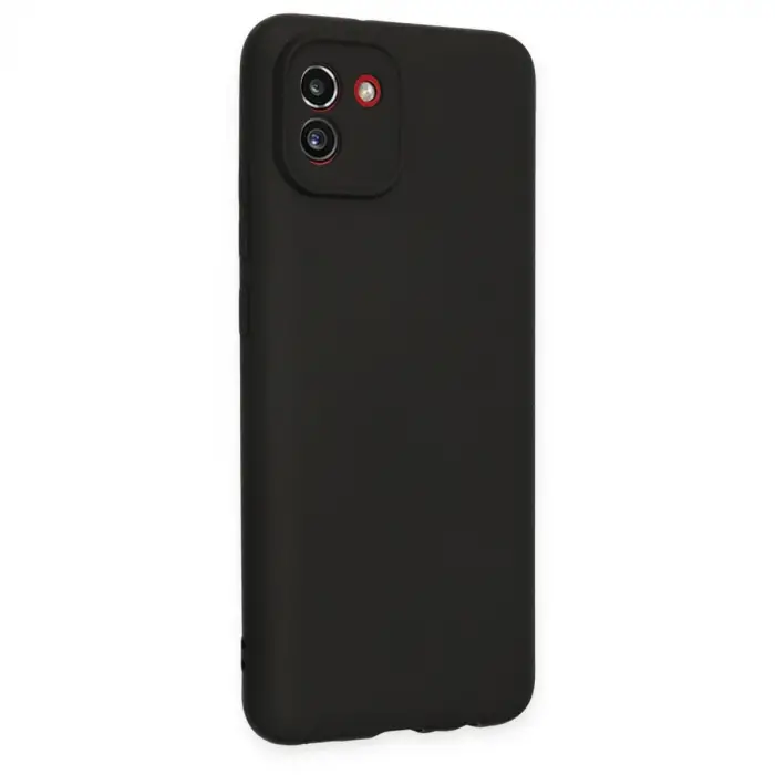 Samsung Galaxy A03 Kılıf First Silikon - Siyah