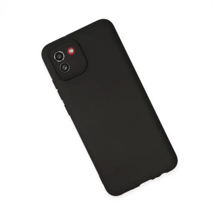Samsung Galaxy A03 Kılıf First Silikon - Siyah