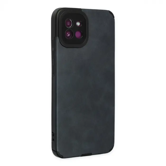 Samsung Galaxy A03 Kılıf Loop Deri Silikon - Lacivert