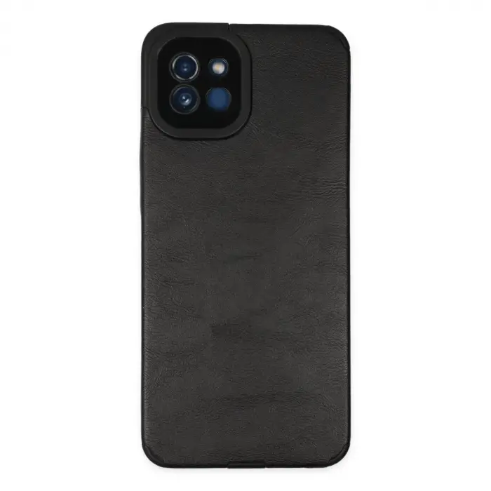 Samsung Galaxy A03 Kılıf Loop Deri Silikon - Siyah