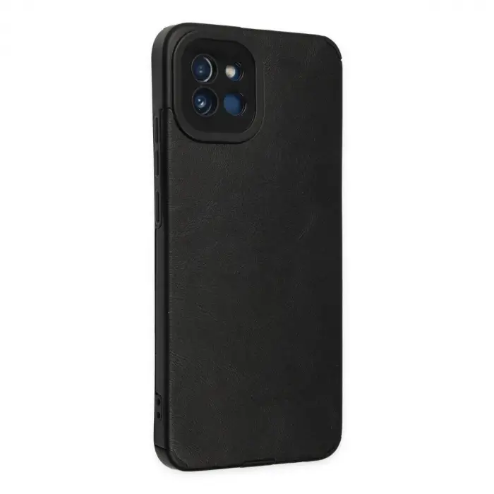 Samsung Galaxy A03 Kılıf Loop Deri Silikon - Siyah