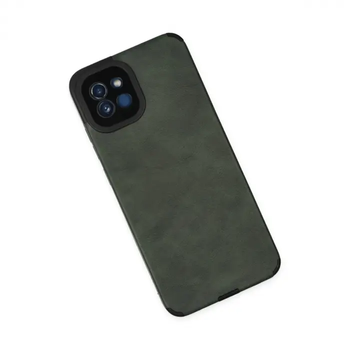 Samsung Galaxy A03 Kılıf Loop Deri Silikon - Yeşil