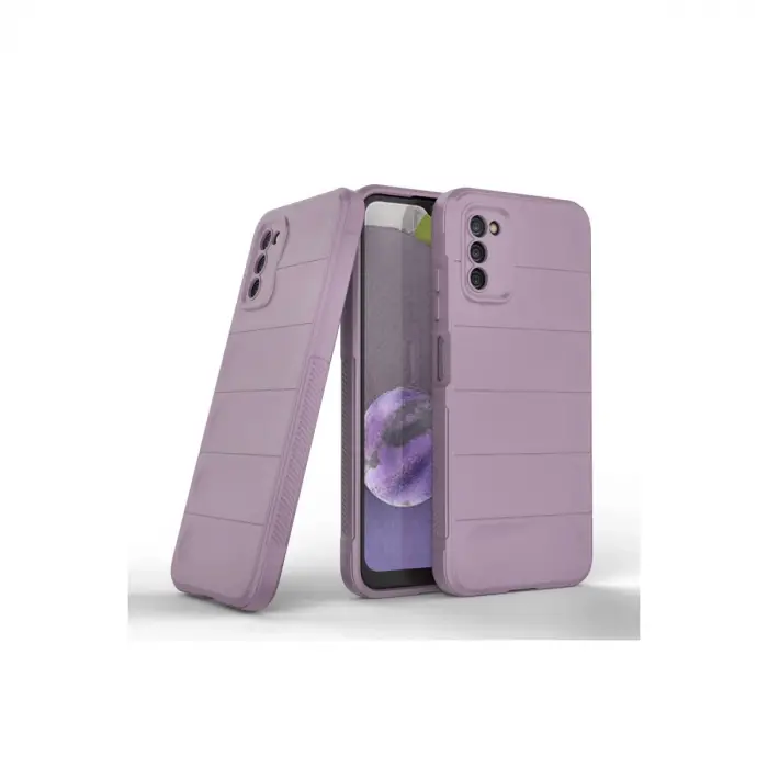 Samsung Galaxy A03s Kılıf Optimum Silikon - Mor