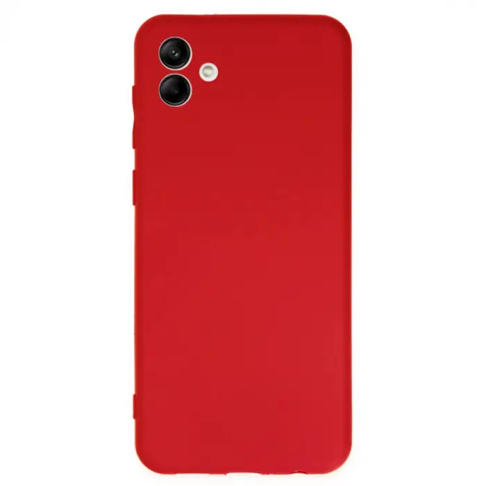 Samsung Galaxy A04 Kılıf First Silikon - Kırmızı