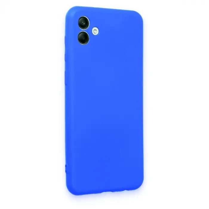 Samsung Galaxy A04 Kılıf First Silikon - Mavi