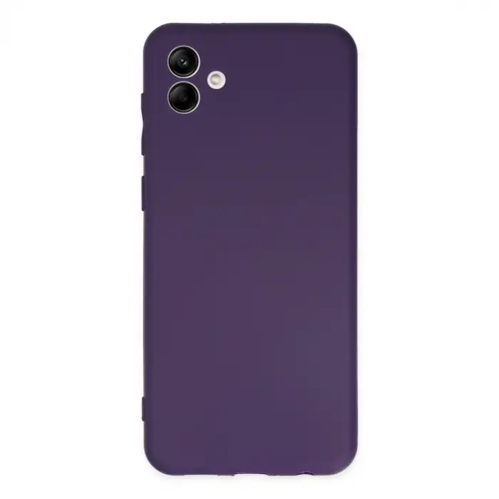 Samsung Galaxy A04 Kılıf First Silikon - Mor