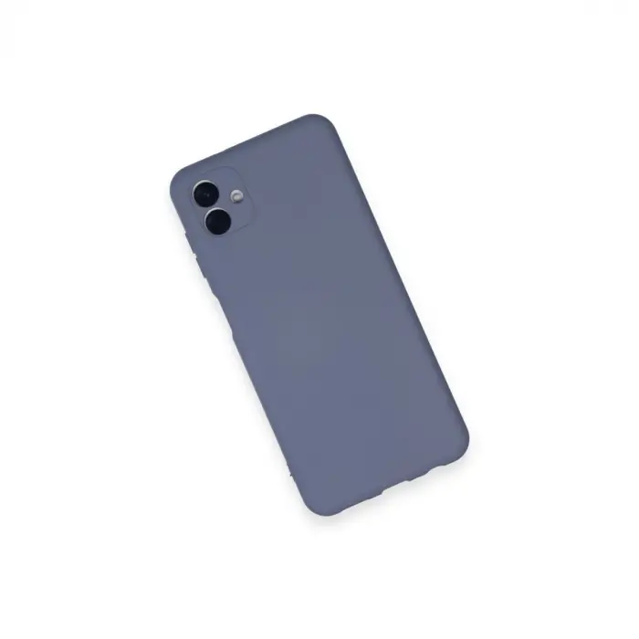 Samsung Galaxy A04 Kılıf Nano İçi Kadife Silikon - Gri