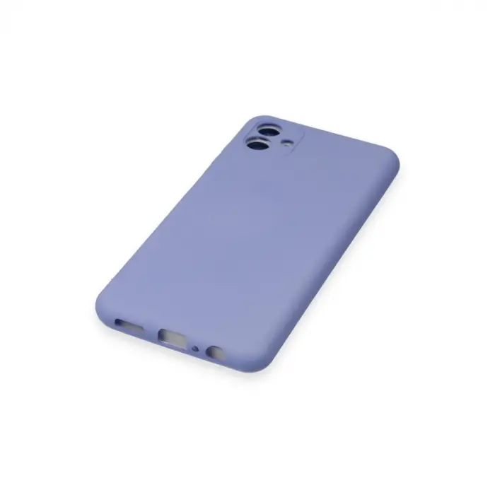Samsung Galaxy A04 Kılıf Nano İçi Kadife Silikon - Lila