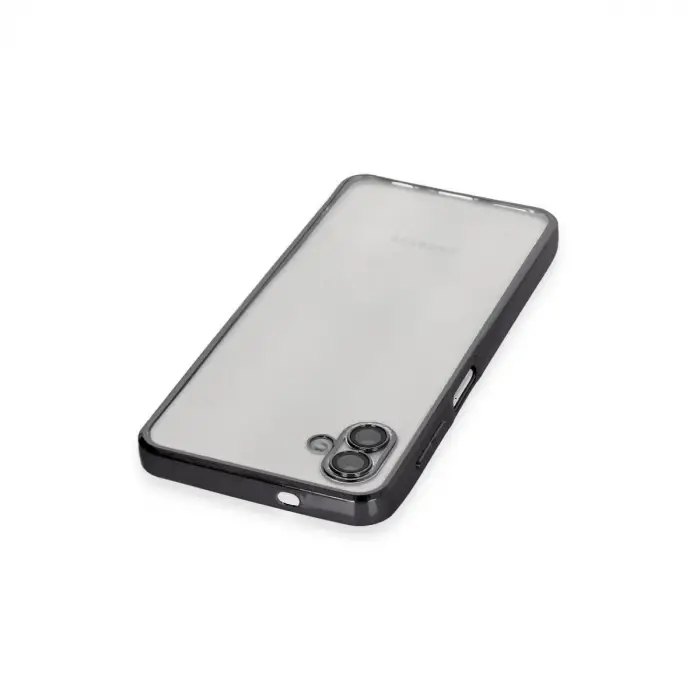 Samsung Galaxy A04 Kılıf Razer Lensli Silikon - Siyah