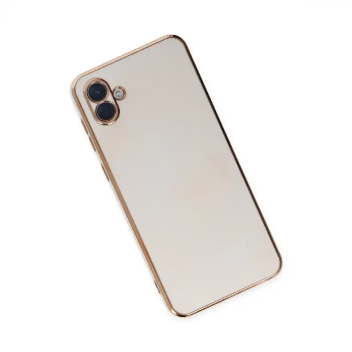 Samsung Galaxy A04 Kılıf Volet Silikon - Beyaz