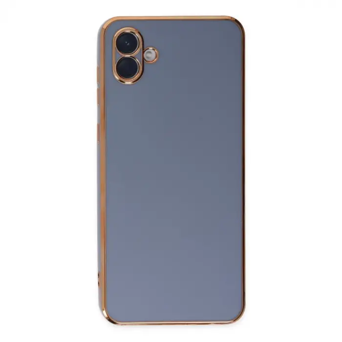 Samsung Galaxy A04 Kılıf Volet Silikon - Mavi