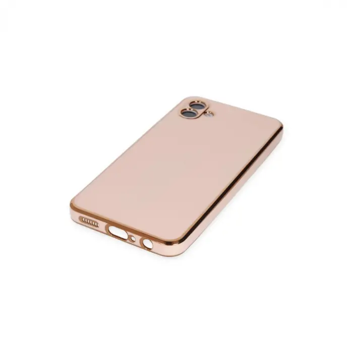Samsung Galaxy A04 Kılıf Volet Silikon - Pembe