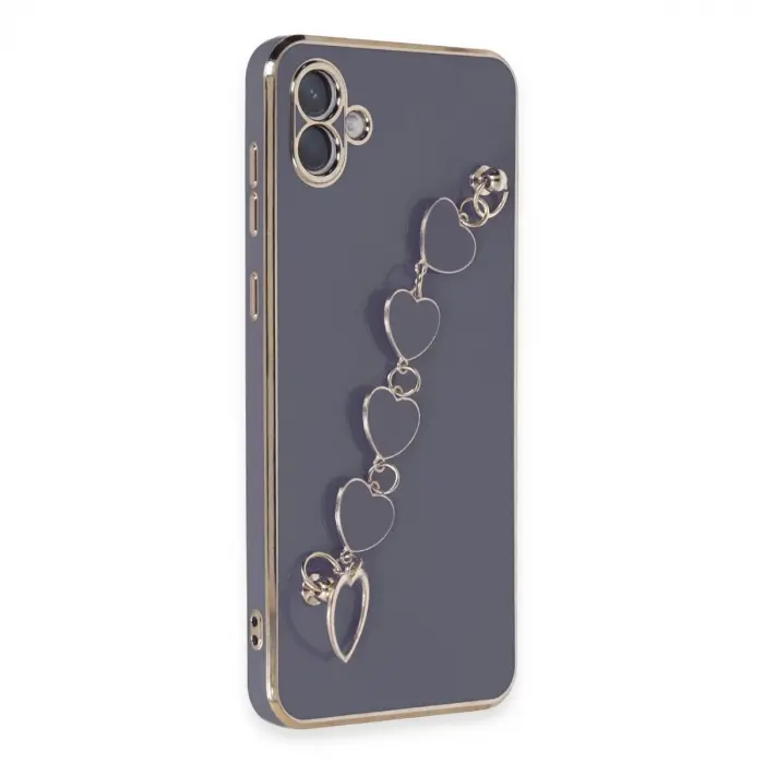 Samsung Galaxy A04e Kılıf Esila Silikon - Gri