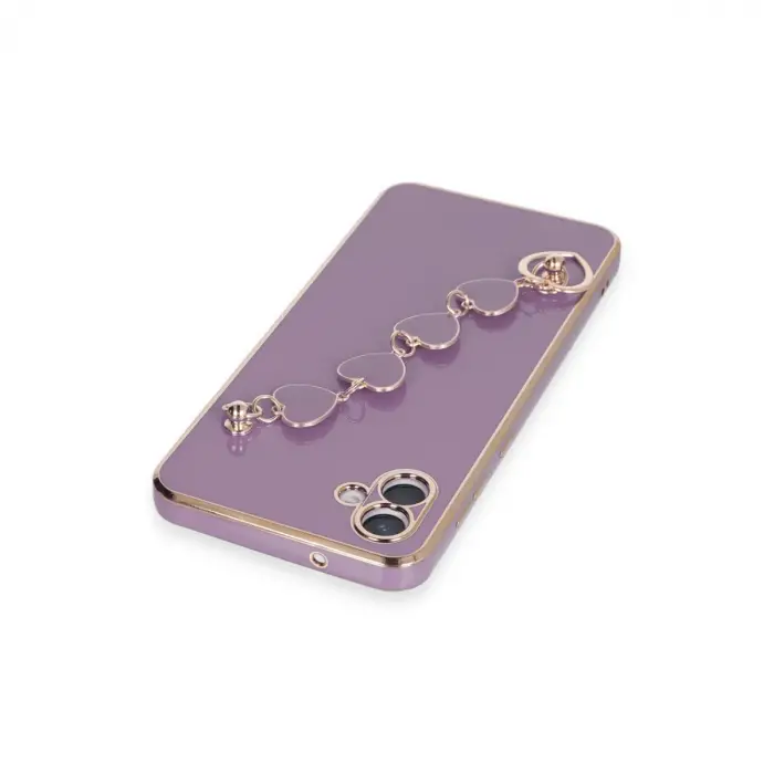 Samsung Galaxy A04e Kılıf Esila Silikon - Mor