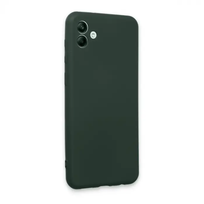 Samsung Galaxy A04e Kılıf First Silikon - Koyu Yeşil