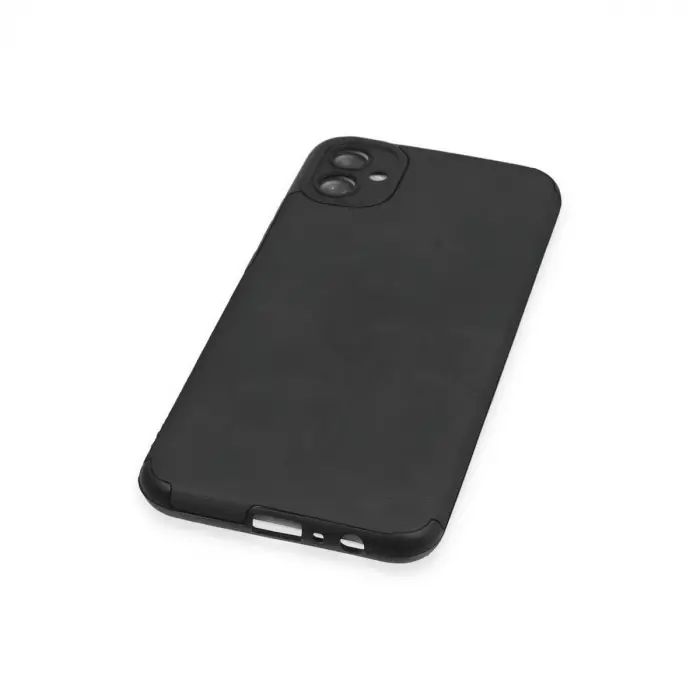 Samsung Galaxy A04e Kılıf Loop Deri Silikon - Siyah