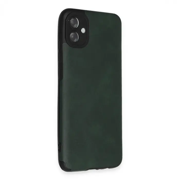 Samsung Galaxy A04e Kılıf Loop Deri Silikon - Yeşil