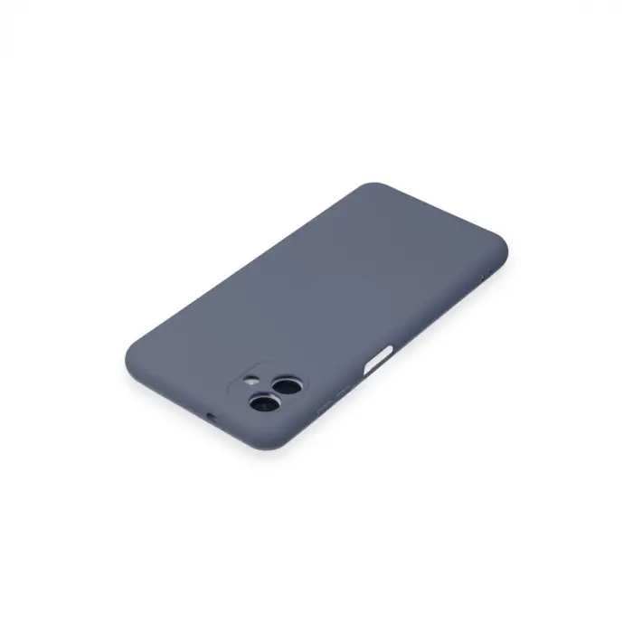 Samsung Galaxy A04e Kılıf Nano İçi Kadife Silikon - Gri