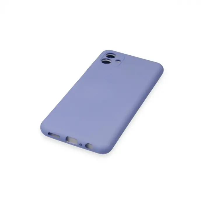Samsung Galaxy A04e Kılıf Nano İçi Kadife Silikon - Lila
