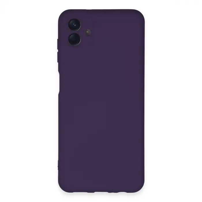 Samsung Galaxy A04e Kılıf Nano İçi Kadife Silikon - Mor