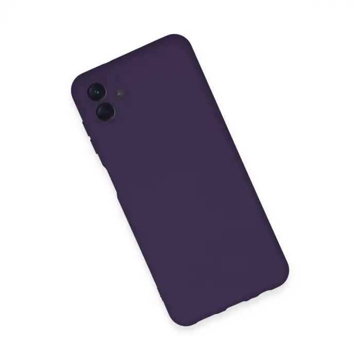 Samsung Galaxy A04e Kılıf Nano İçi Kadife Silikon - Mor