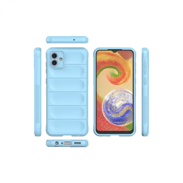 Samsung Galaxy A04e Kılıf Optimum Silikon - Sky Blue