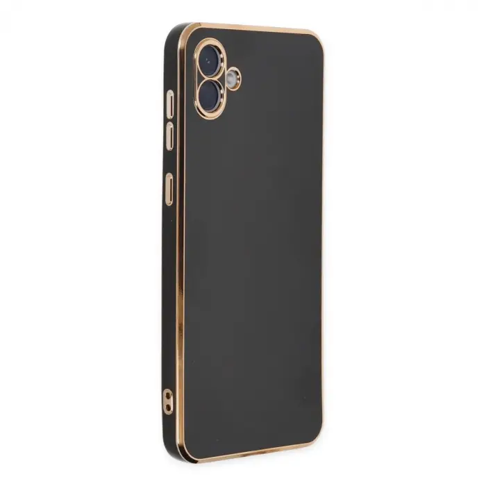 Samsung Galaxy A04e Kılıf Volet Silikon - Siyah