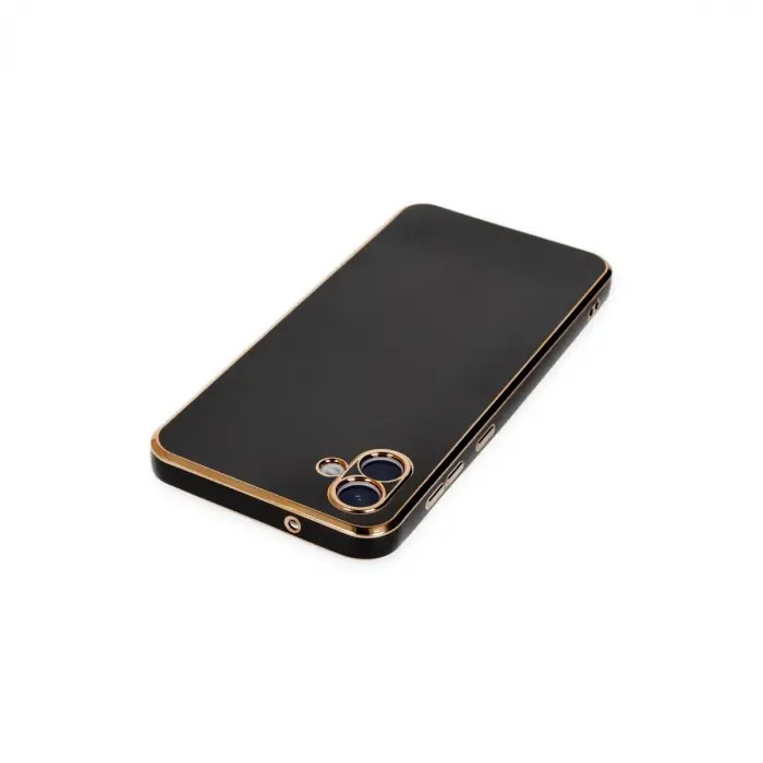 Samsung Galaxy A04e Kılıf Volet Silikon - Siyah