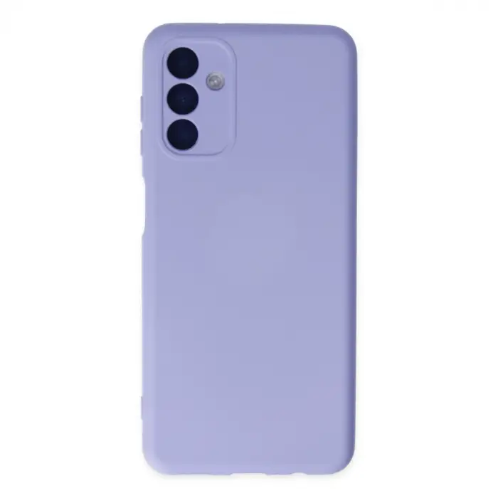 Samsung Galaxy A04s Kılıf Nano İçi Kadife Silikon - Lila