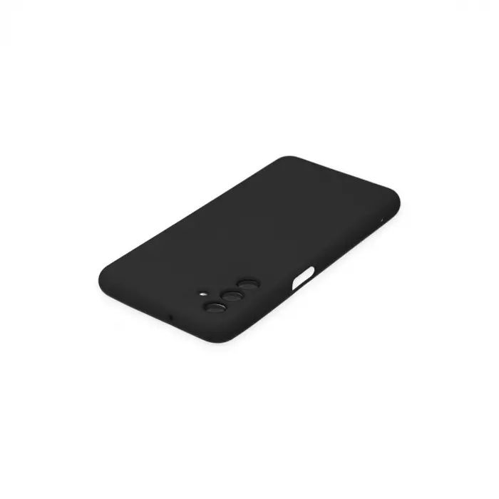 Samsung Galaxy A04s Kılıf Nano İçi Kadife Silikon - Siyah