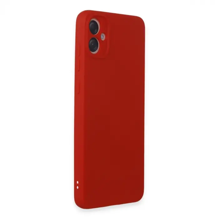 Samsung Galaxy A05 Kılıf First Silikon - Kırmızı