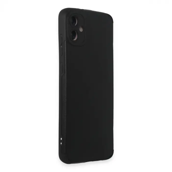 Samsung Galaxy A05 Kılıf Loop Deri Silikon - Siyah