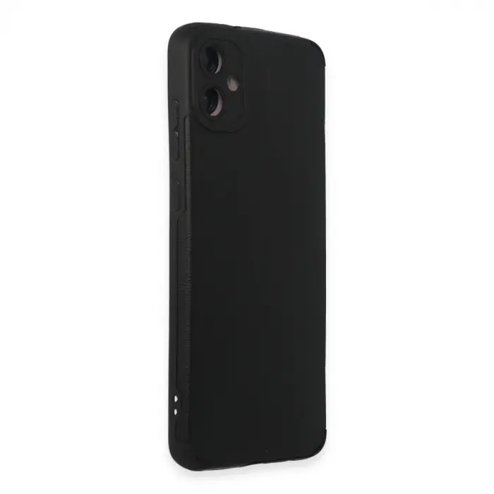 Samsung Galaxy A05 Kılıf Loop Deri Silikon - Siyah
