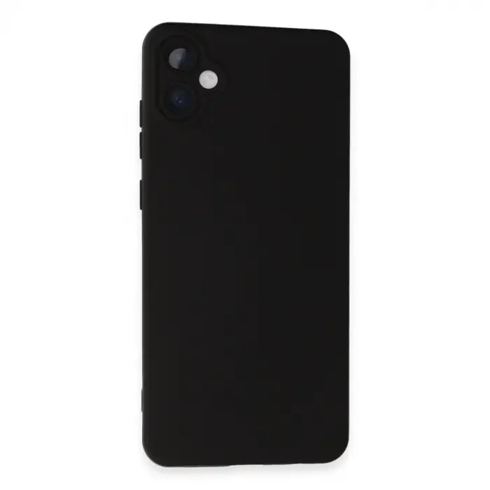 Samsung Galaxy A05 Kılıf Nano İçi Kadife Silikon - Siyah