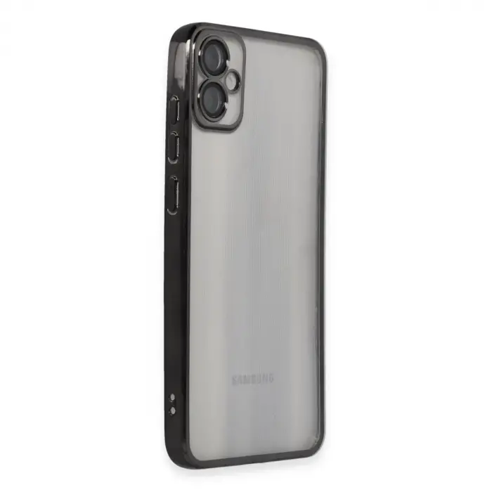 Samsung Galaxy A05 Kılıf Razer Lensli Silikon - Siyah