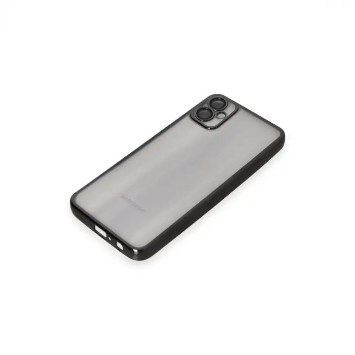 Samsung Galaxy A05 Kılıf Razer Lensli Silikon - Siyah