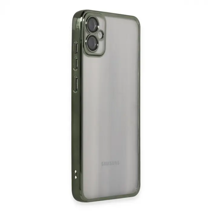 Samsung Galaxy A05 Kılıf Razer Lensli Silikon - Yeşil