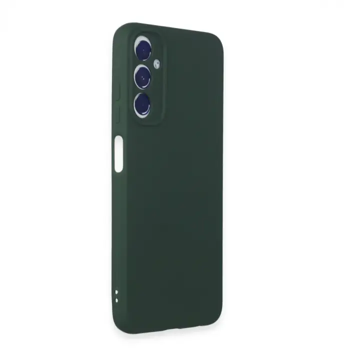 Samsung Galaxy A05s Kılıf First Silikon - Koyu Yeşil