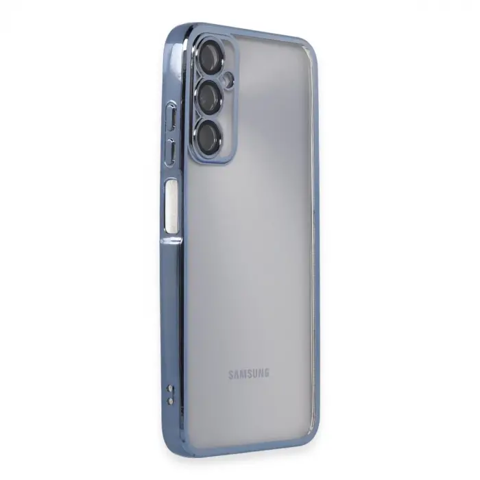 Samsung Galaxy A05s Kılıf Razer Lensli Silikon - Açık Mavi