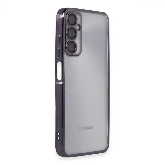 Samsung Galaxy A05s Kılıf Razer Lensli Silikon - Mor