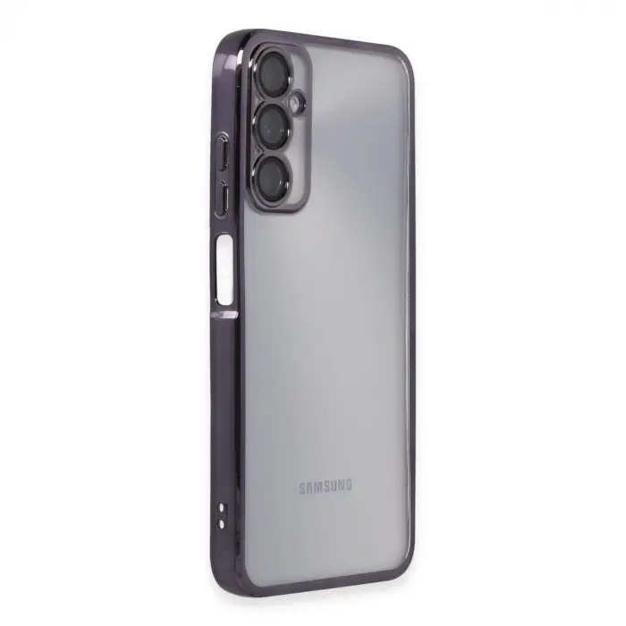 Samsung Galaxy A05s Kılıf Razer Lensli Silikon - Mor