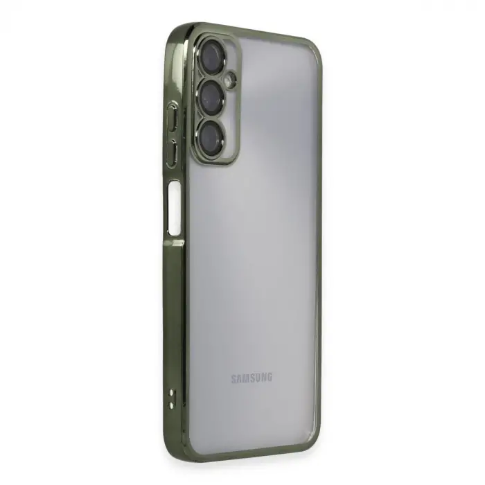 Samsung Galaxy A05s Kılıf Razer Lensli Silikon - Yeşil