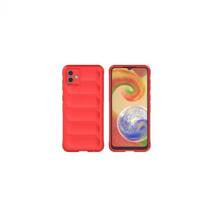 Samsung Galaxy A06 Kılıf Optimum Silikon - Kırmızı