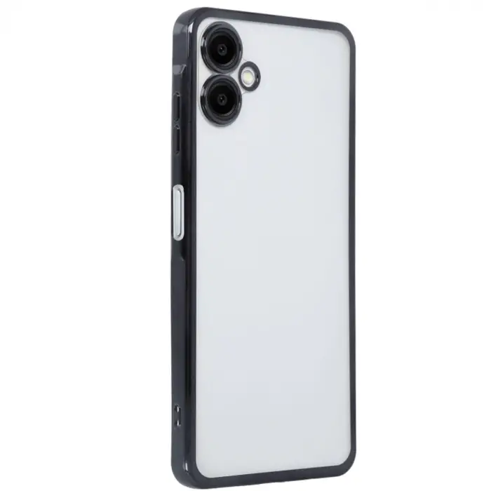 Samsung Galaxy A06 Kılıf Razer Lensli Silikon - Siyah