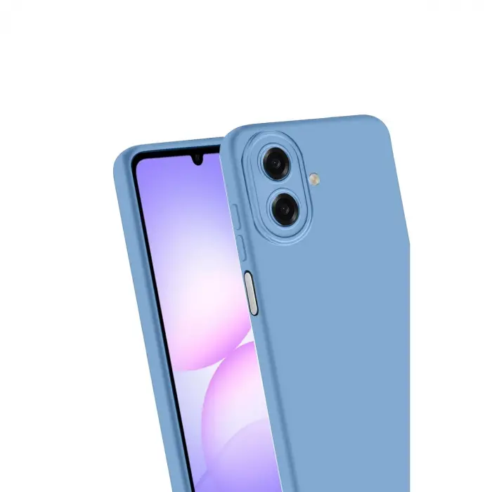 Samsung Galaxy A07 4g First Silikon - Mavi