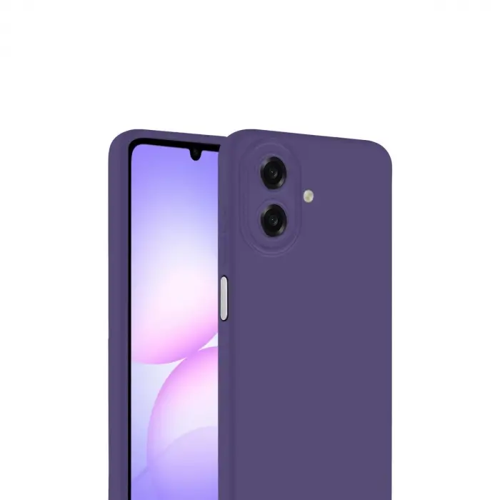 Samsung Galaxy A07 4g First Silikon - Mürdüm